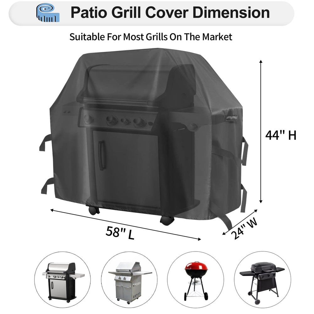 OutdoorLines BBQ Grill Cover packaging and storage bag