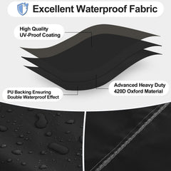 OutdoorLines BBQ Grill Cover Velcro straps detail