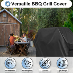 OutdoorLines BBQ Grill Cover with adjustable velcro straps