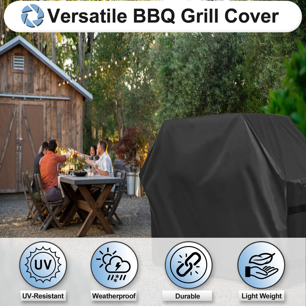OutdoorLines BBQ Grill Cover with padded handles