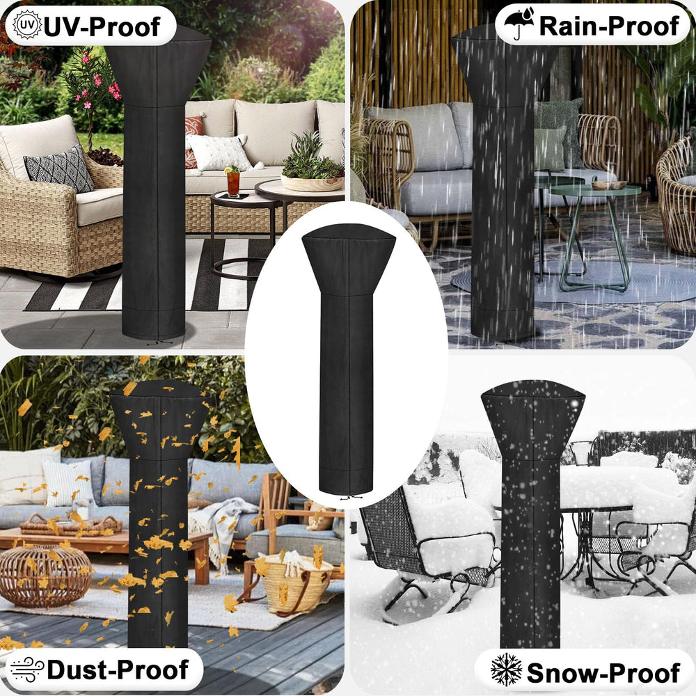 OutdoorLines Patio Heater Cover folded in storage bag