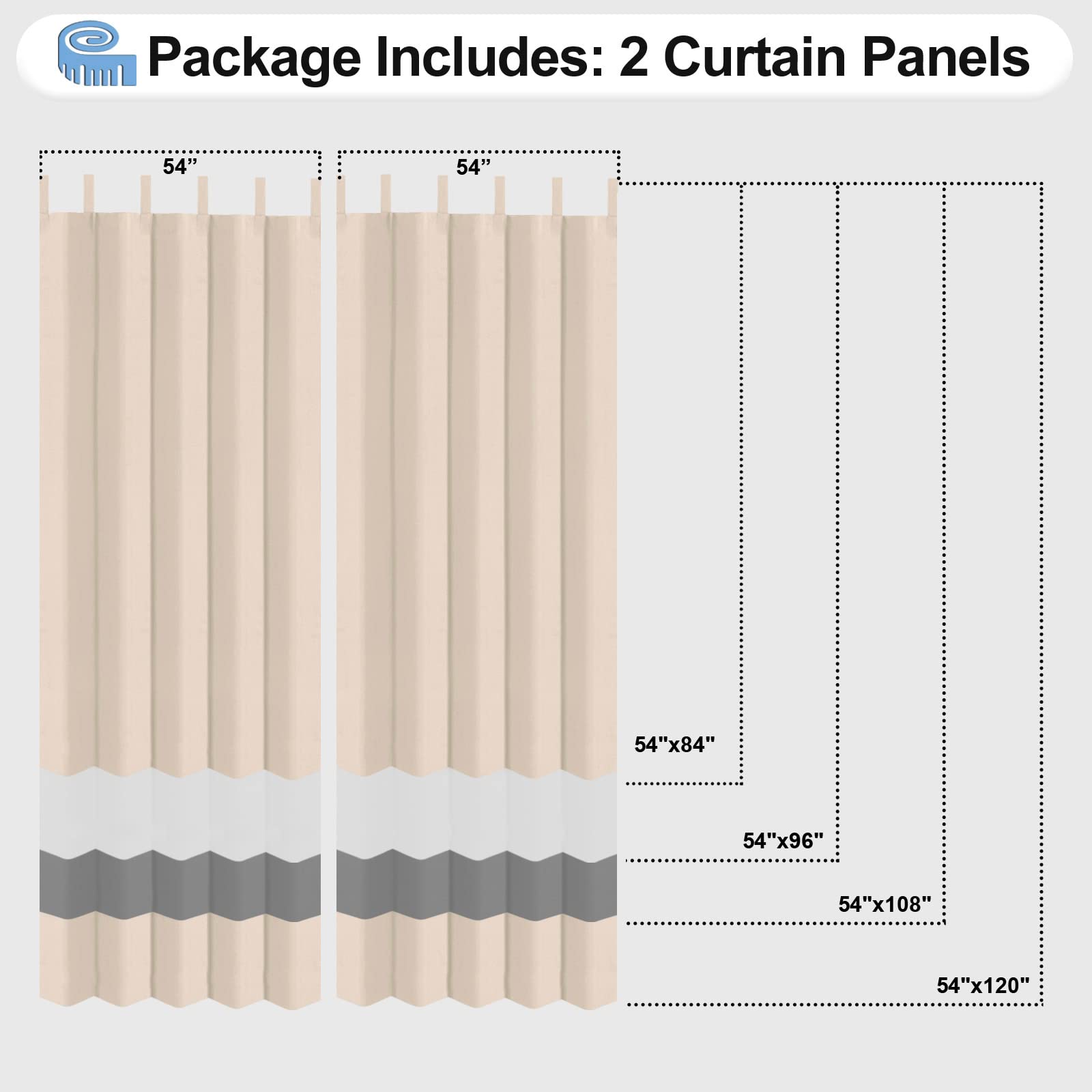 OutdoorLines Waterproof Outdoor Curtains hanging in a garden