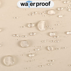 OutdoorLines Waterproof Outdoor Curtains installed on a patio