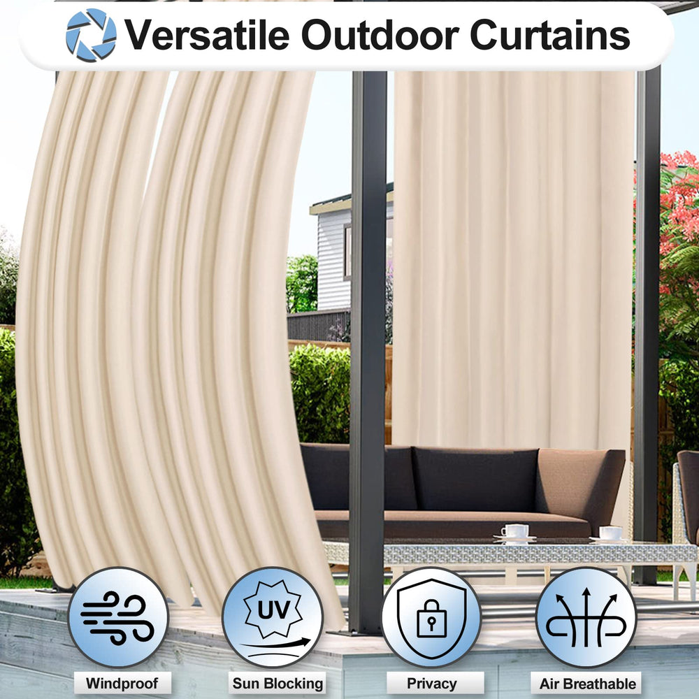 OutdoorLines Waterproof Outdoor Curtains package display