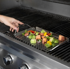 Outset Grill Topper showing perforated surface