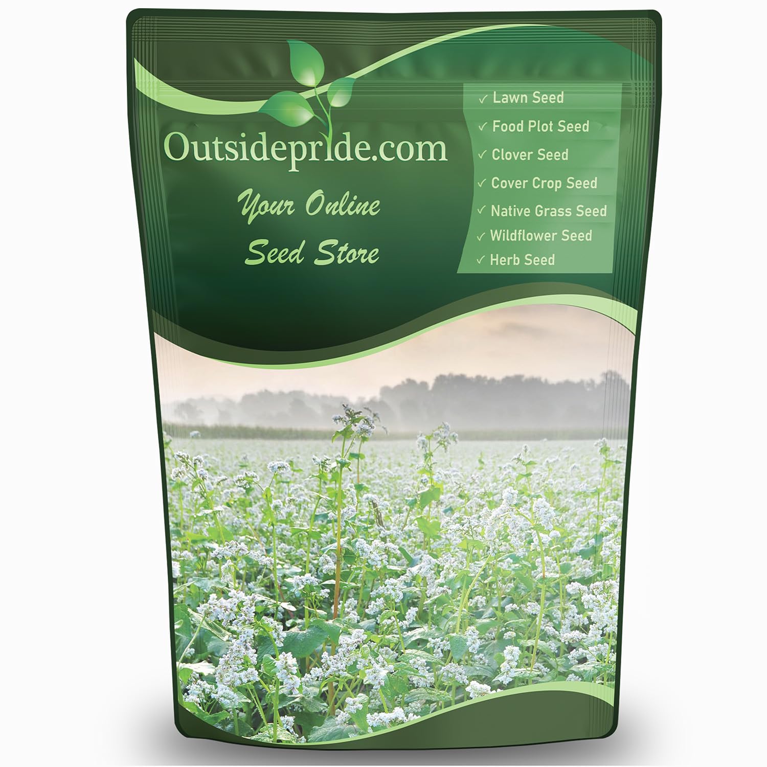 Outsidepride Buckwheat Seeds 1 lb package front view