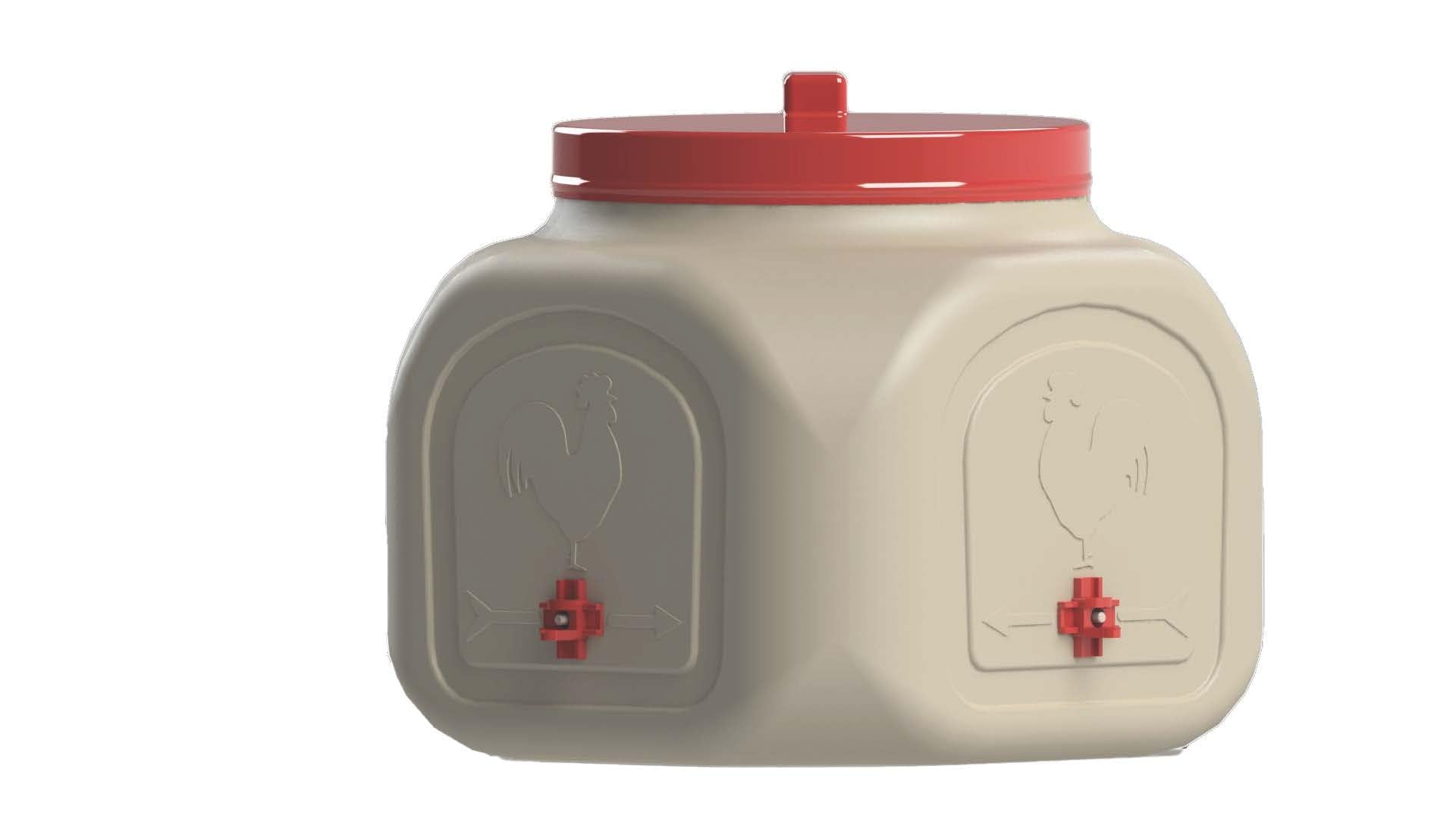 OverEZ Compact Chicken Waterer showing opaque design