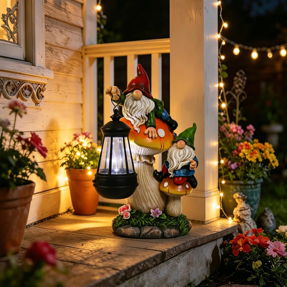 Ovewios Gnome Garden Decor detailed view of craftsmanship
