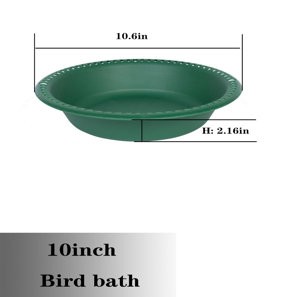 OVZILKI Bird Bath Bowl with rust-proof chain hanging