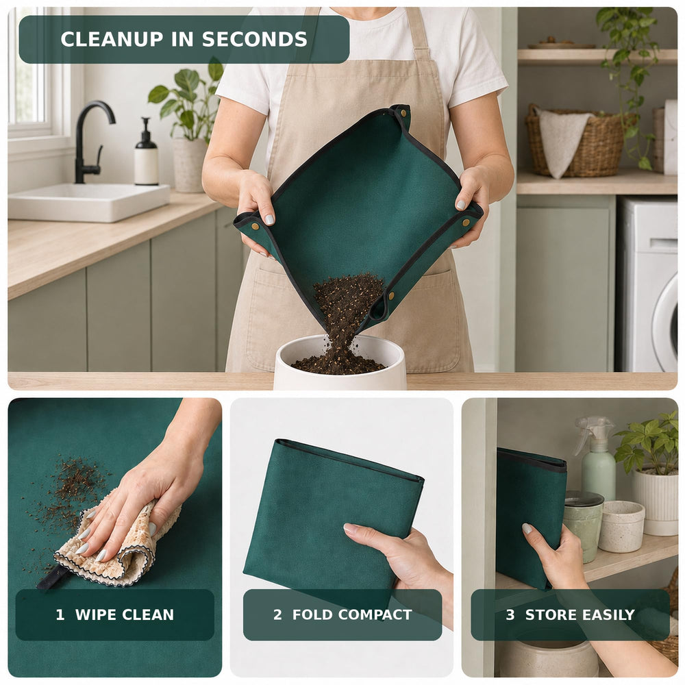 Owl Focus Repotting Mat dimensions 29.5x29.5 inches