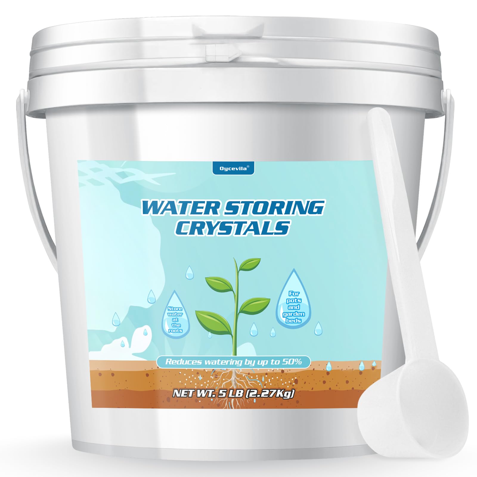 Oycevila Water Storing Crystals with plants