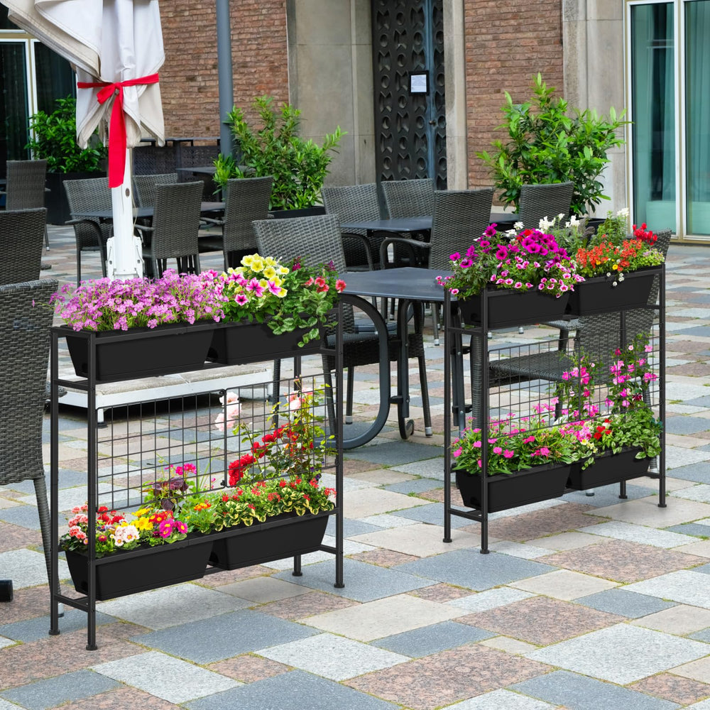 OYEAL garden bed assembly manual and included hardware