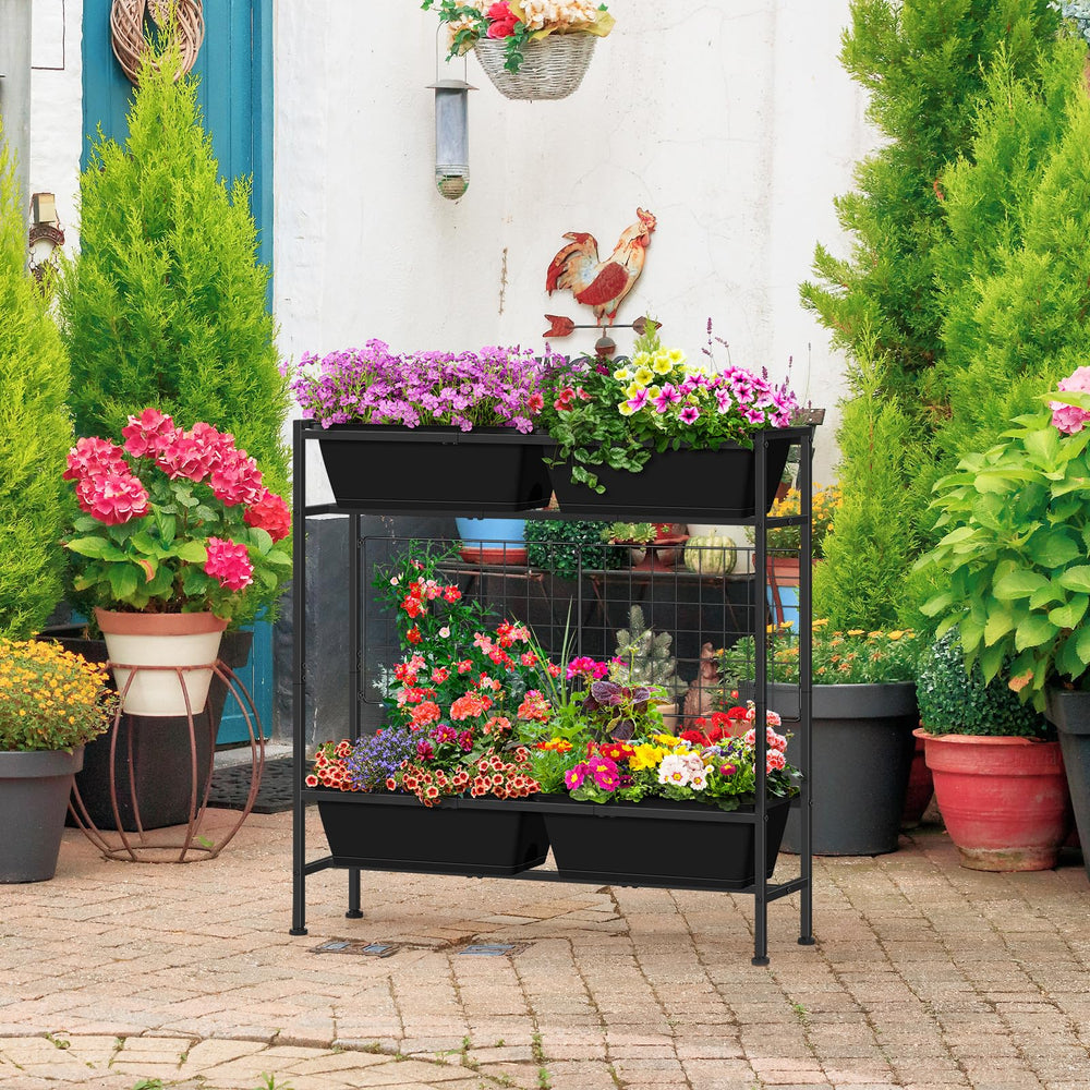 OYEAL raised garden bed dimensions and features overview