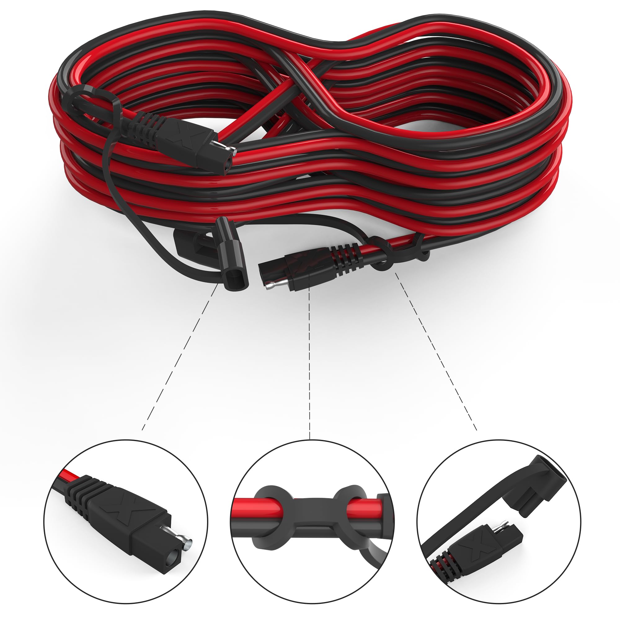 OYMSAE SAE 25FT cable in outdoor setting
