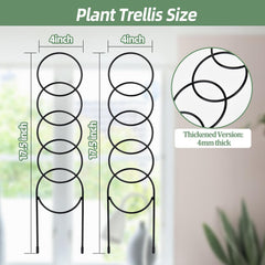 OYOEETD Small Metal Trellis Set side view