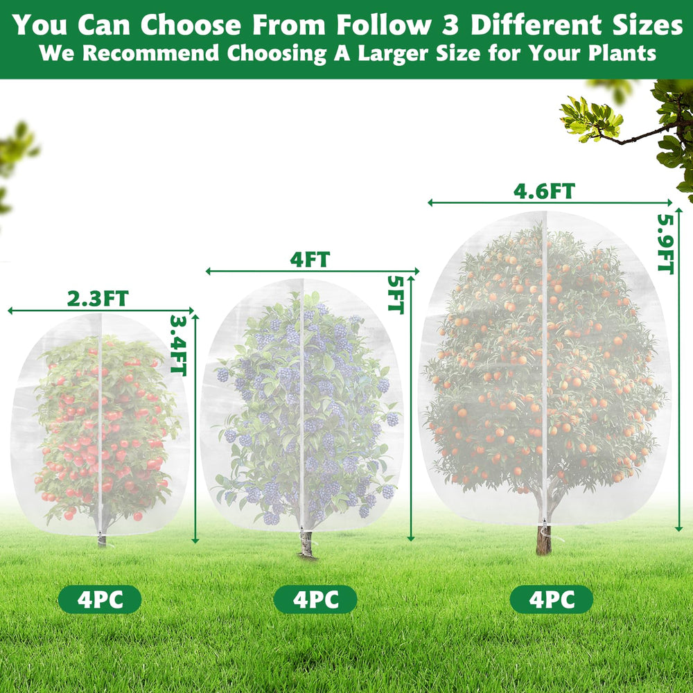 OZMI Blueberry Bush Netting Cover pack of 4