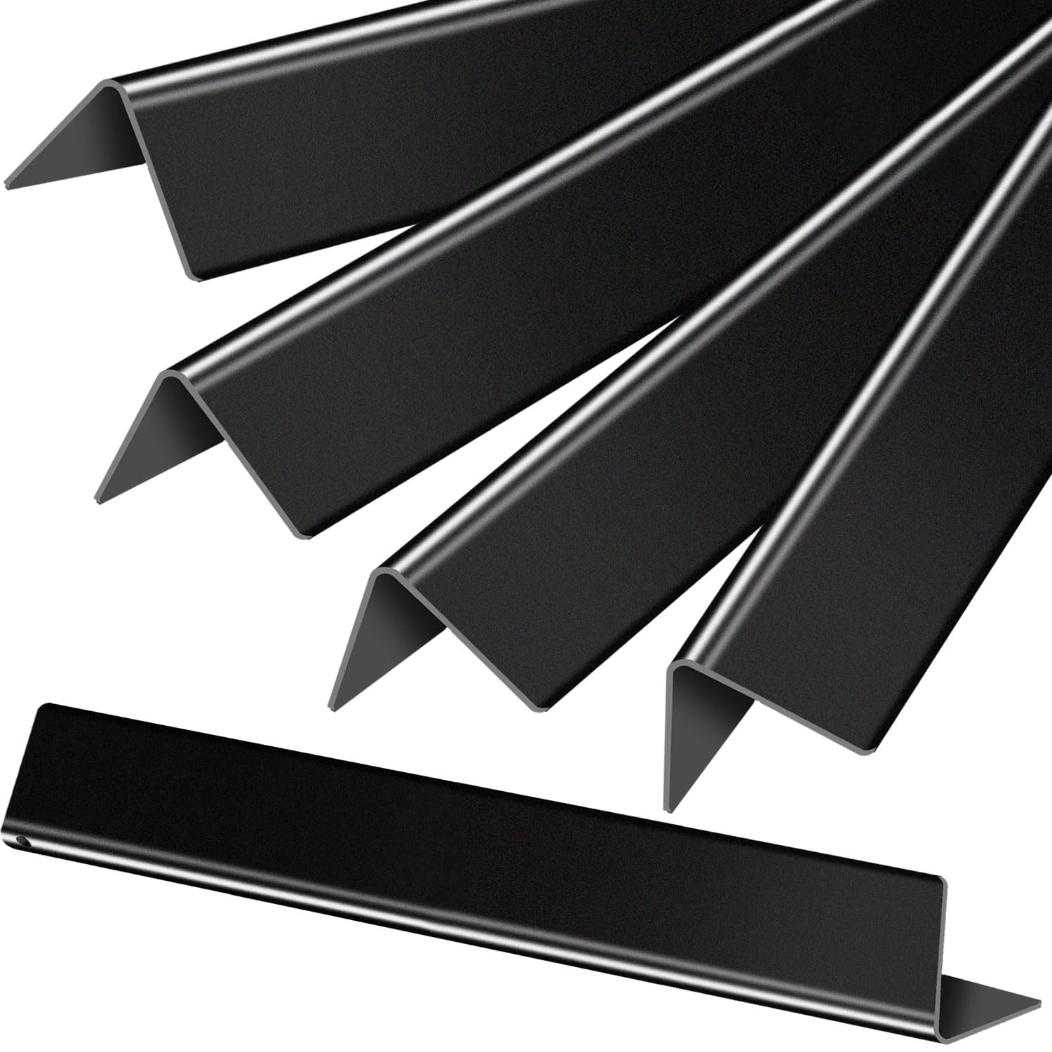 Paayox 7540 Flavorizer Bars front view, porcelain black finish
