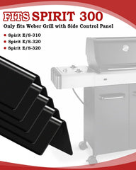 Paayox flavorizer bars installed in Weber Genesis grill