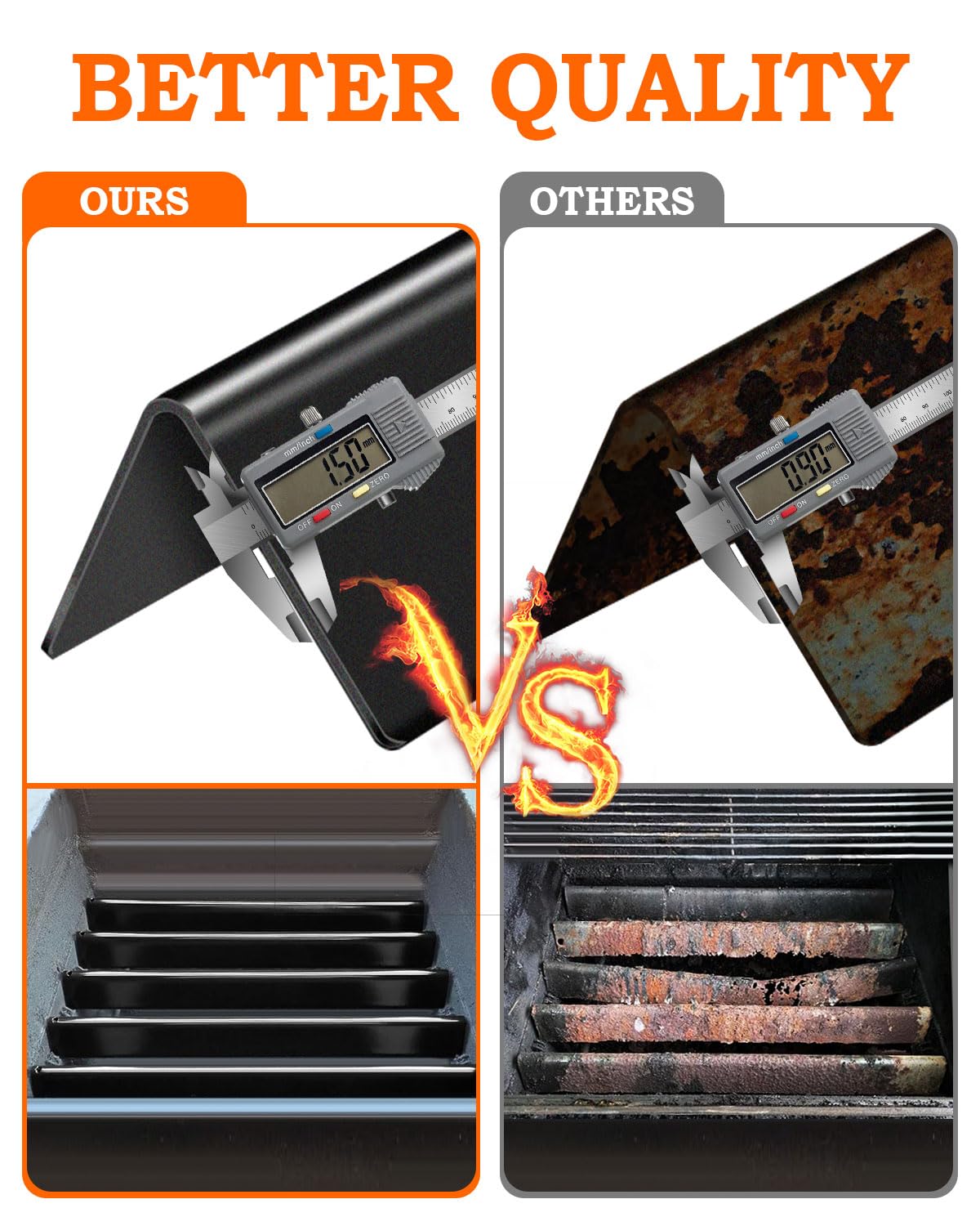 Paayox Flavorizer Bars installed in Weber Genesis grill
