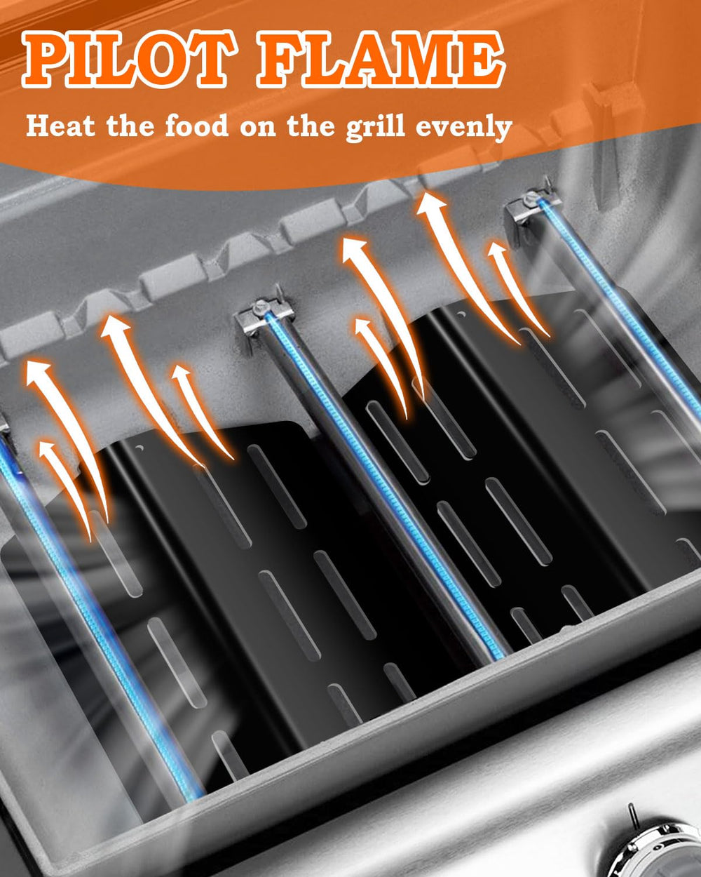 Paayox flavorizer bars installed in Weber Genesis grill