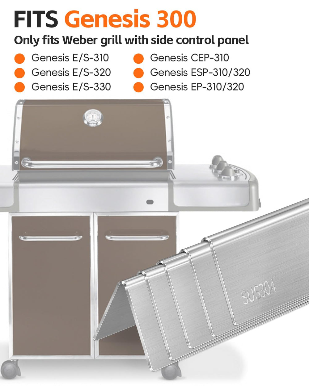 Paayox Flavorizer Bars on Weber Genesis E310 grill
