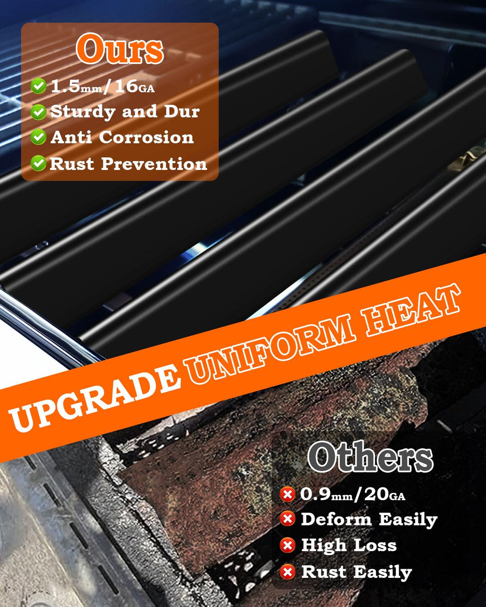 Paayox Flavorizer Bars with grill compatibility model numbers