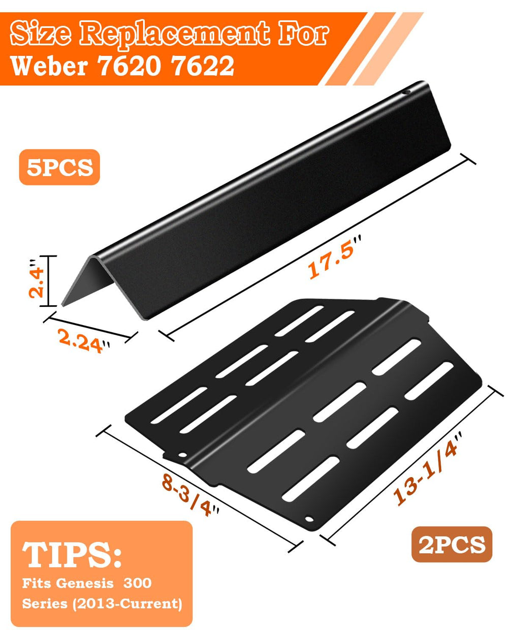 Paayox heat deflector for Weber Genesis grill parts