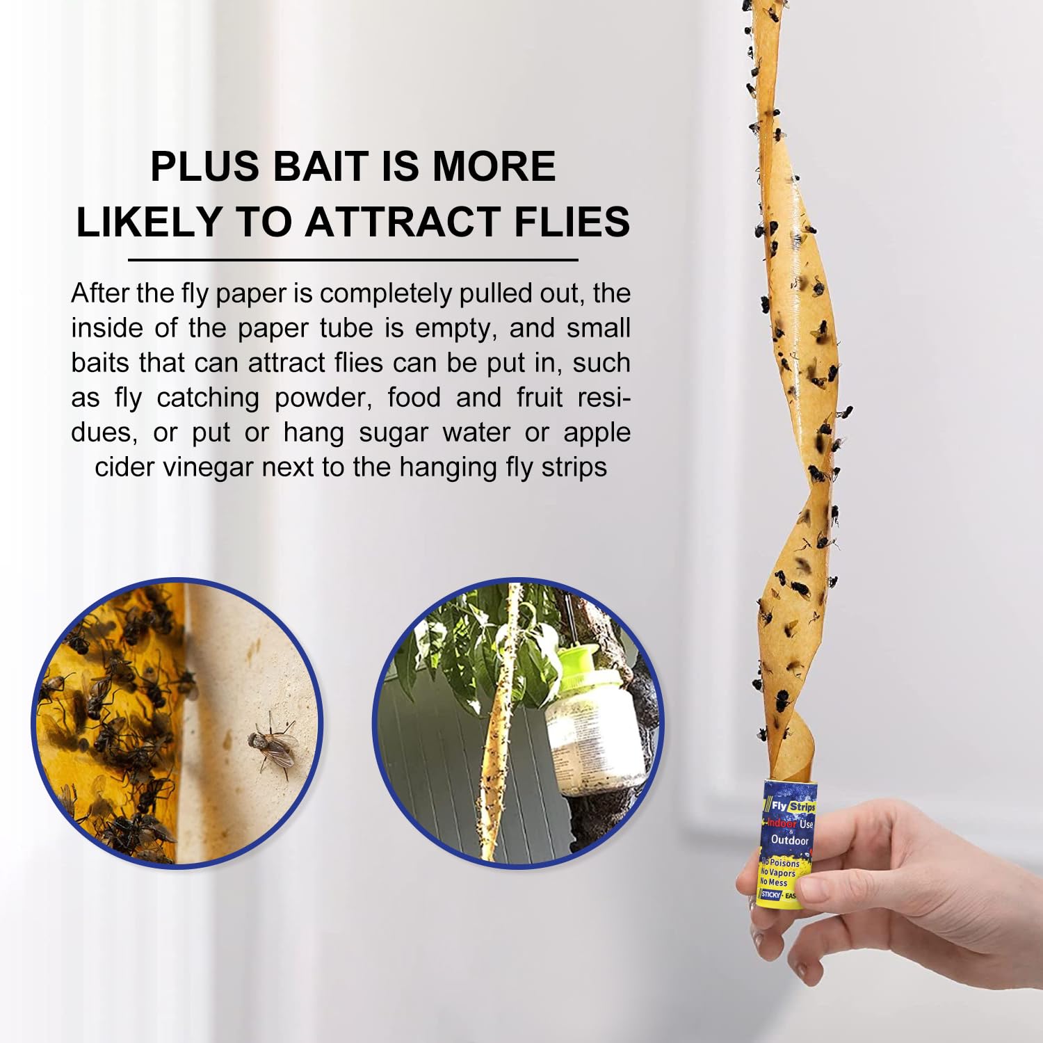 Pack details of Glovv 24 Pcs Fly Trap Strips