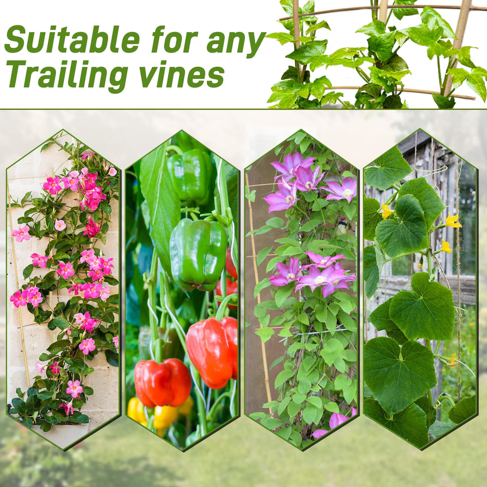 Pack of 10 Avalution Bamboo Trellises in original packaging