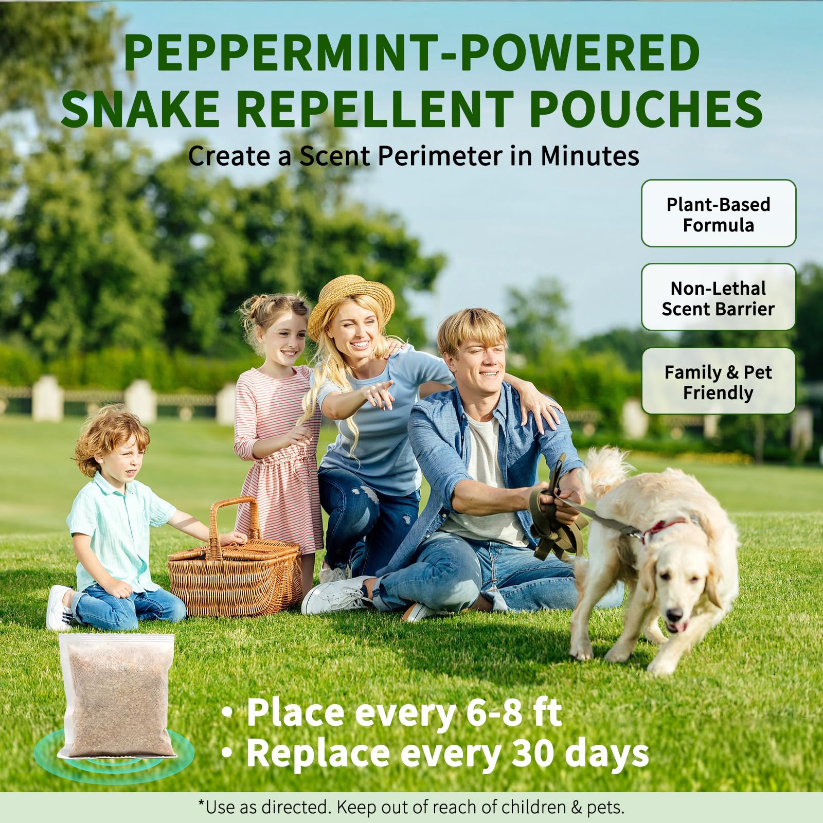 Pack of 10 Balancexlite Plus Snake Repellent balls for outdoor use