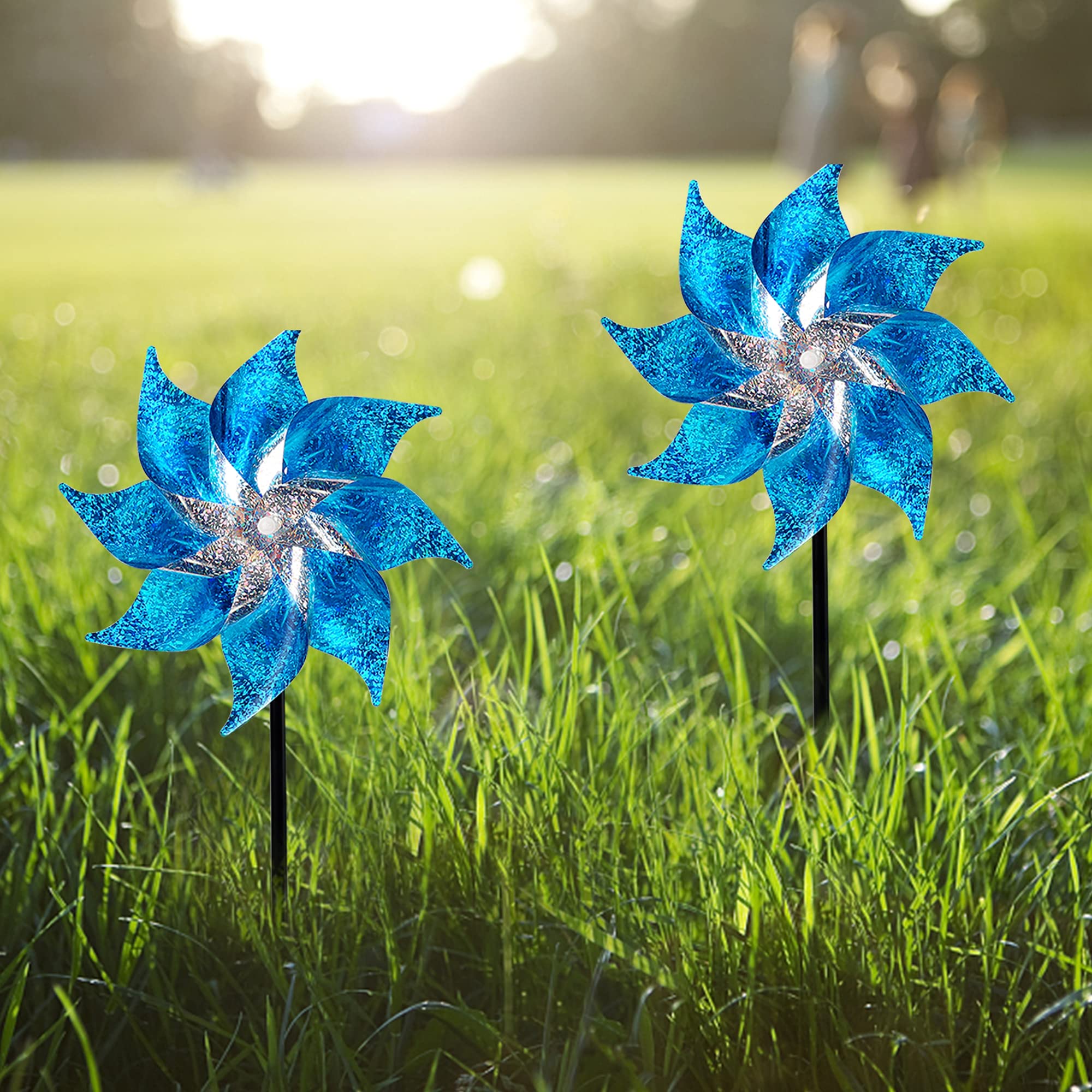 Pack of 10 Hausse Reflective Pinwheels in packaging