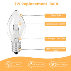 Pack of 10 SENITEK flea trap light bulbs