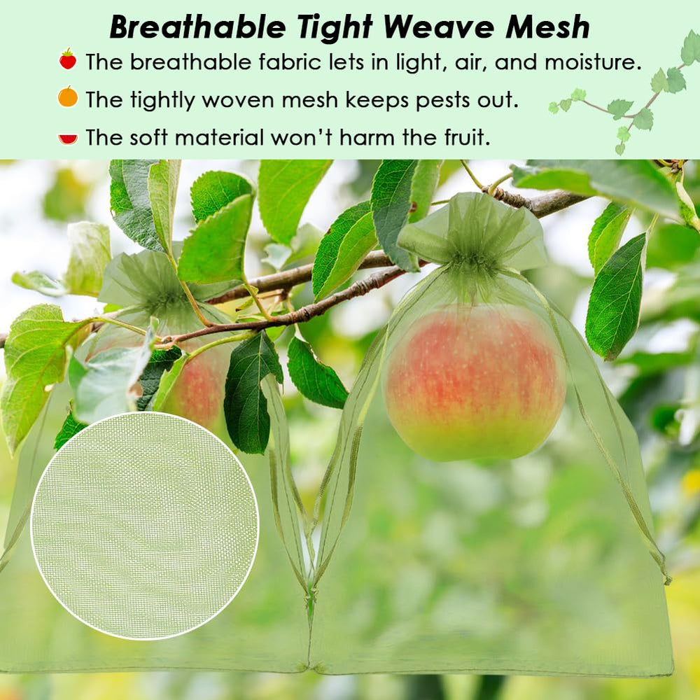 Pack of 100 Shintop fruit protection bags displayed