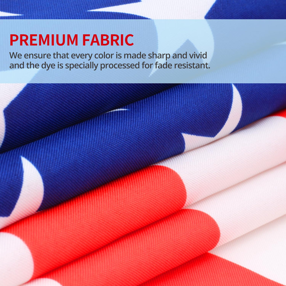 Pack of 2 Anley Fly Breeze American Flags 3x5 ft