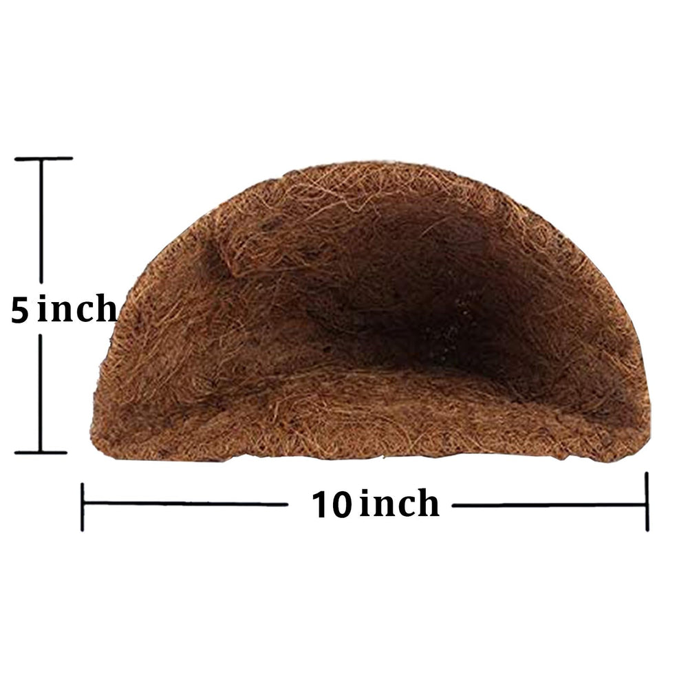 Pack of 2 FDGARDEN coconut fiber liners in brown