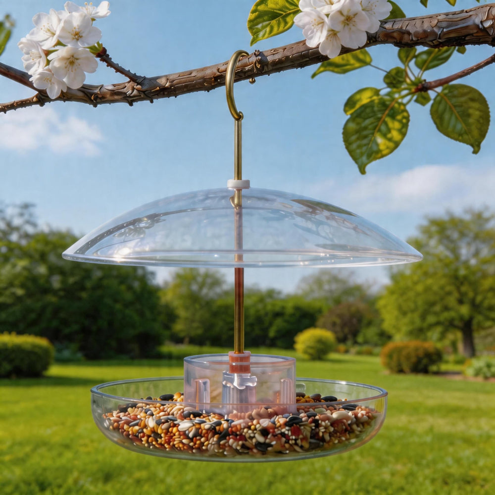 Pack of 2 HOLAHOMA bird feeder rain covers