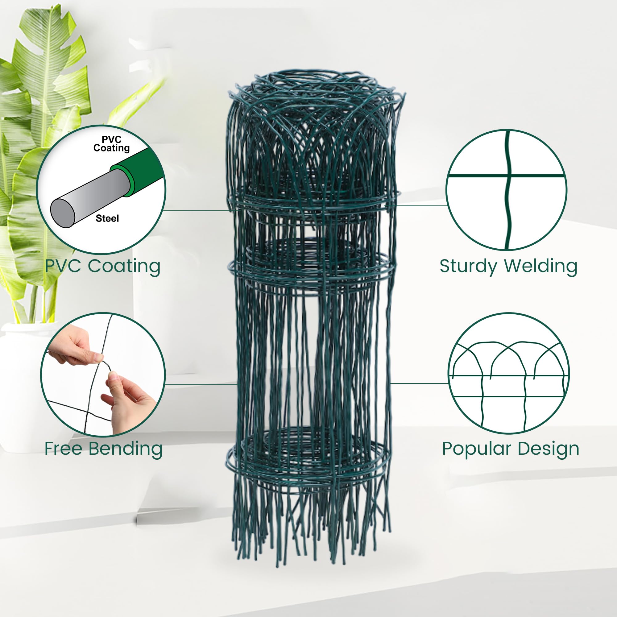 Pack of 2 PROWORX Garden Fence Rolls