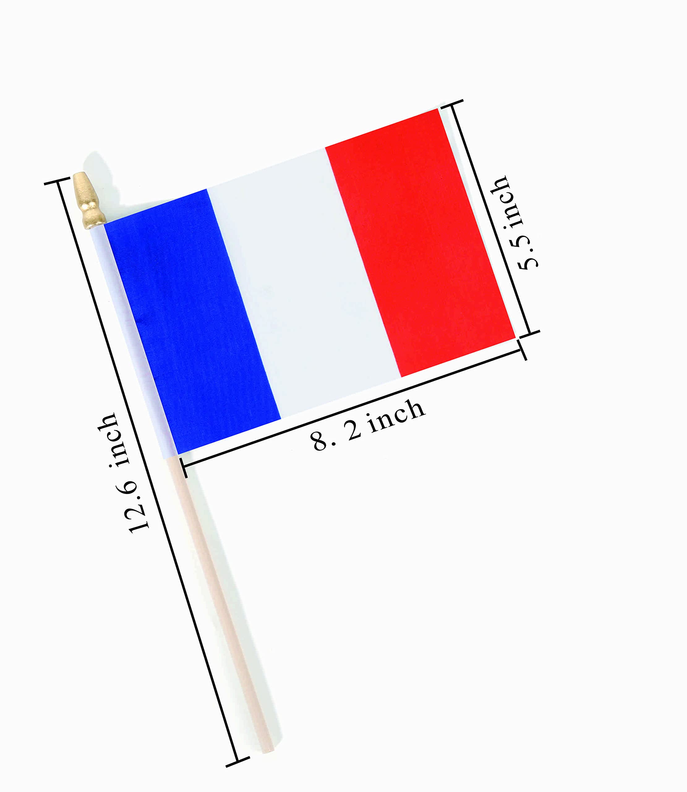 Pack of 25 Ckexin Mini French Flags