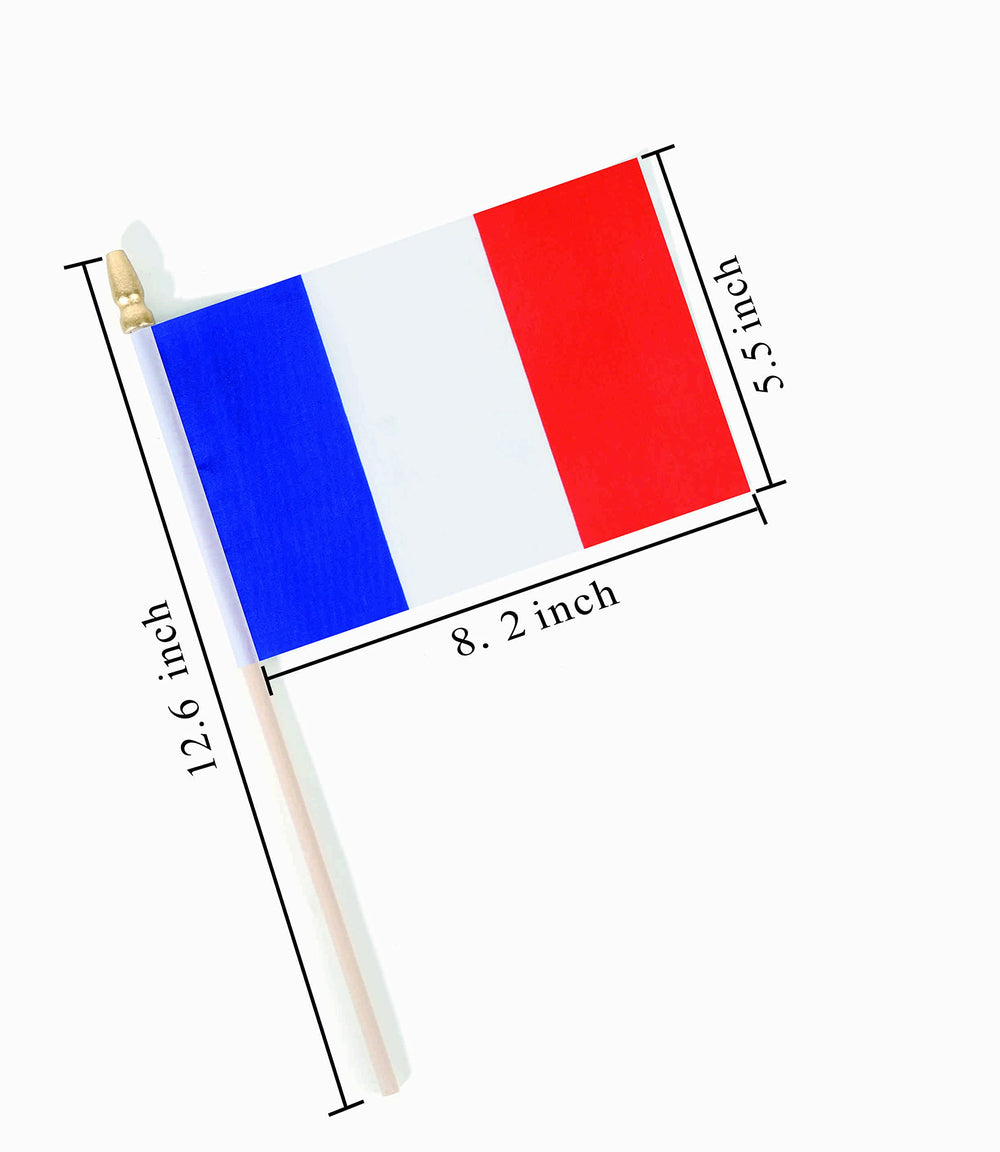 Pack of 25 Ckexin Mini French Flags