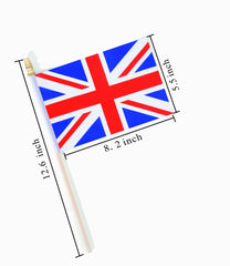 Pack of 25 Ckexin UK flags displayed together