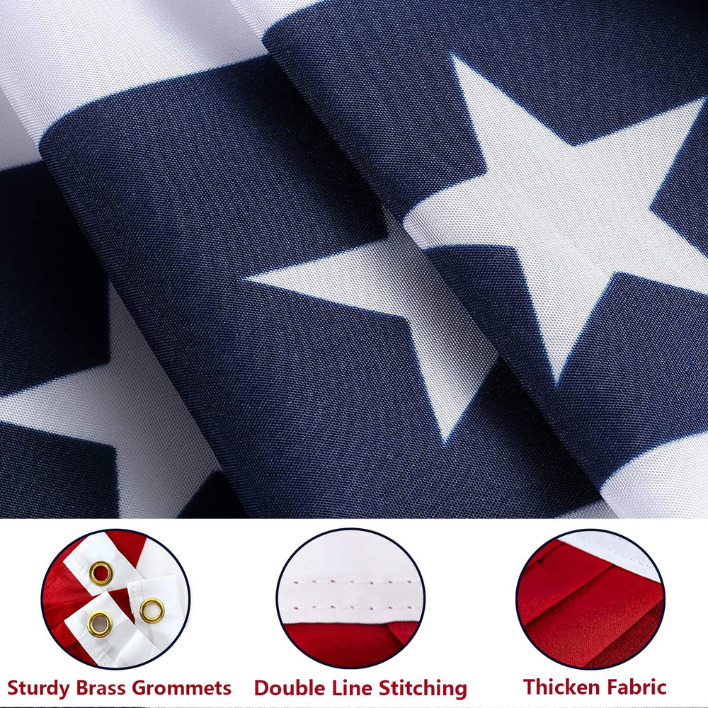Pack of 4 American Bunting Flags by NUOLAN