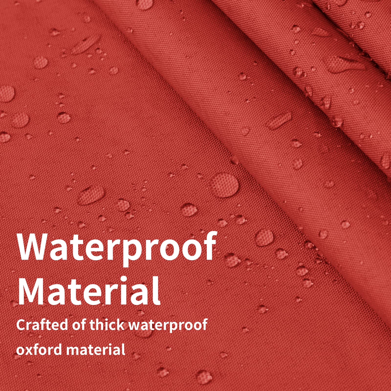 Pack of 4 Easy-Going Waterproof Patio Cushion Covers