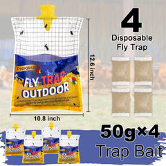Pack of 4 Glovv fly bags for outdoor use