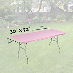 Pack of 5 Kwik-Covers table covers in pink