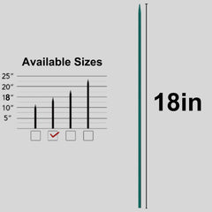 Pack of 50 Guatbsecure plant stakes and 100 garden ties