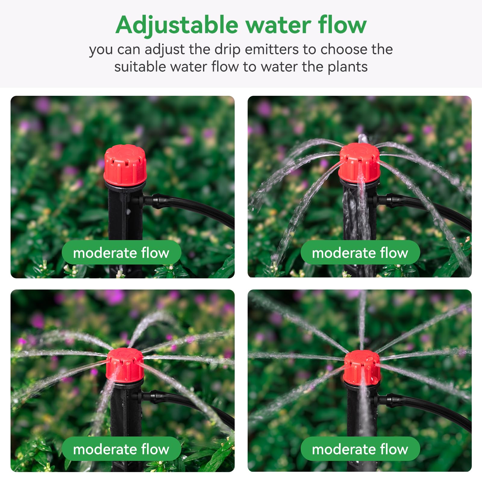 Pack of 50 La Farah drip emitters for efficient irrigation