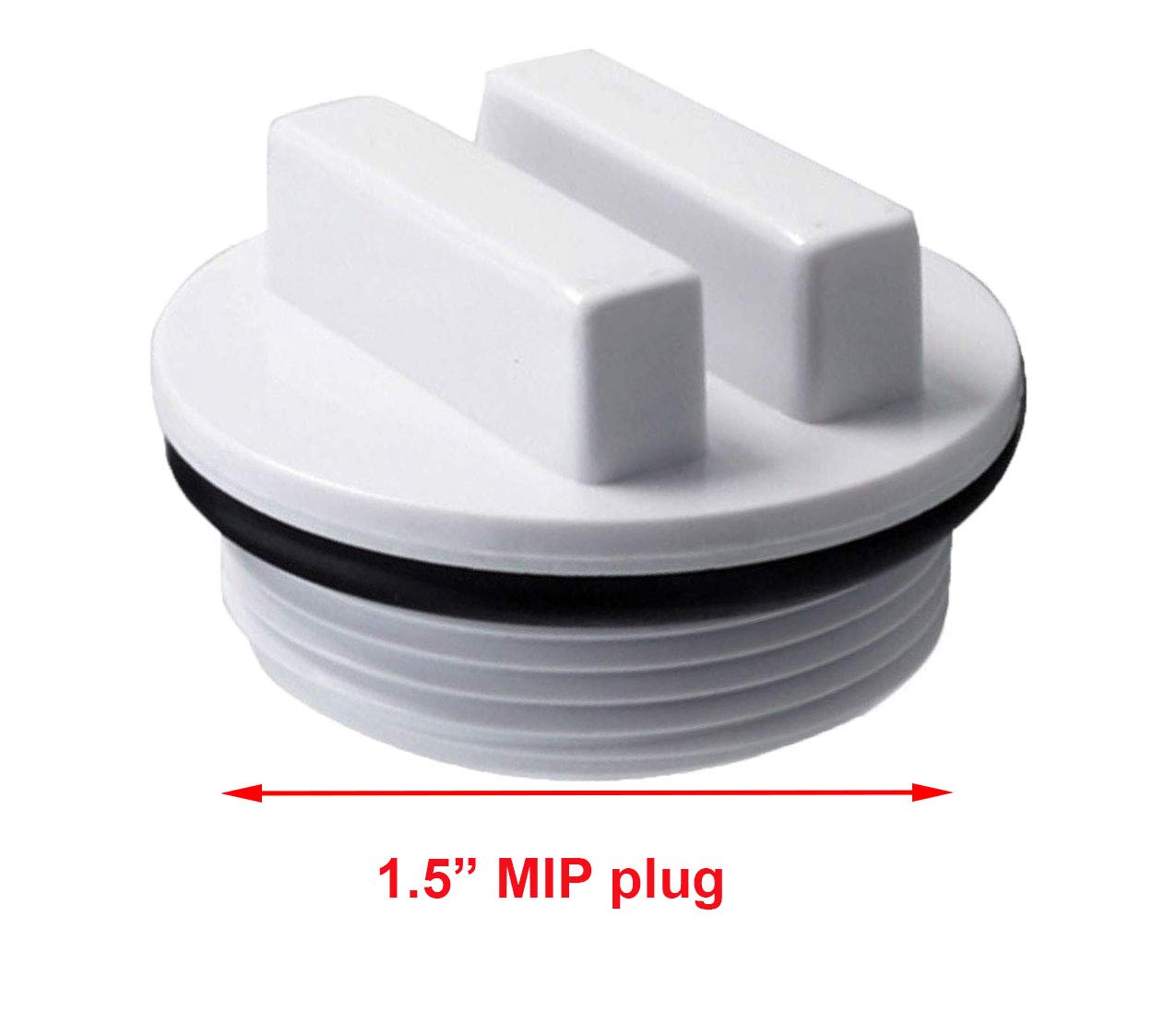 Pack of 6 ATIE 1.5-inch winterizing plugs with O-ring