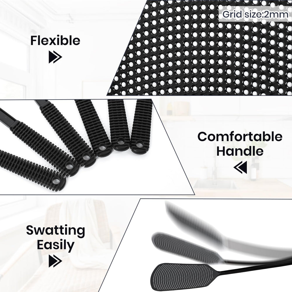 Pack of 6 TrueYee Fly Swatters displayed together