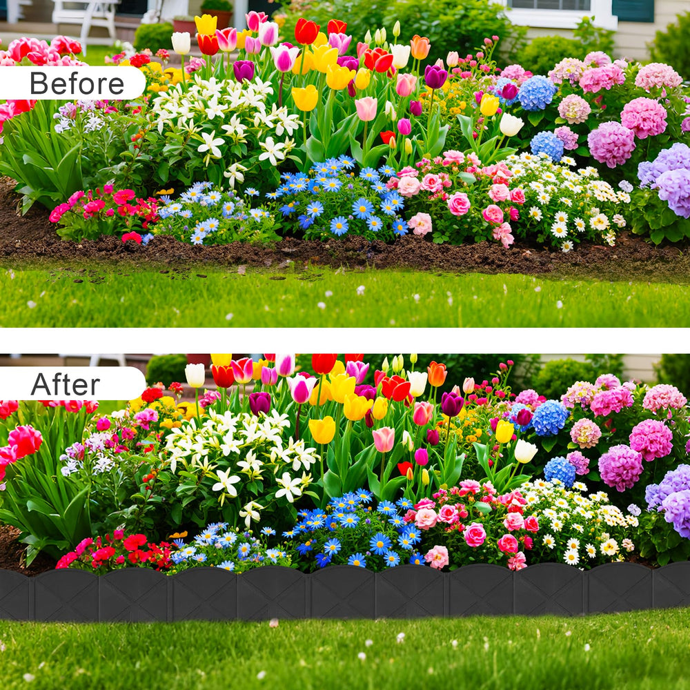 Pack of AMURS Garden Edging Border pieces