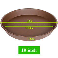 Pack of four Bleuhome plant saucers stacked